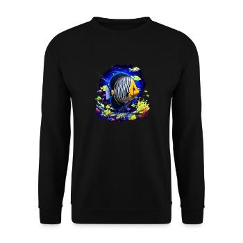 Skalar - Unisex Pullover - Schwarz - Vorne - Alina (178cm) & Michal (187cm)