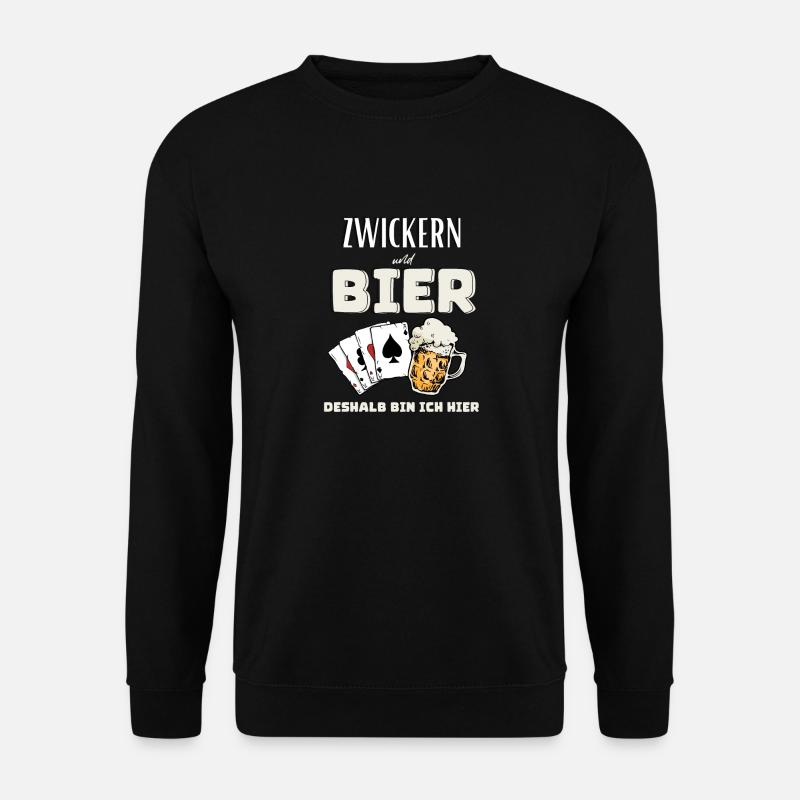 Pinces et bière - Sweat-shirt Unisexe - noir