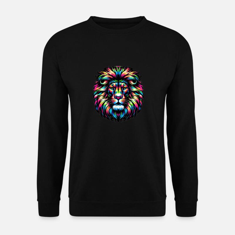 Lion - Unisex Sweatshirt - black
