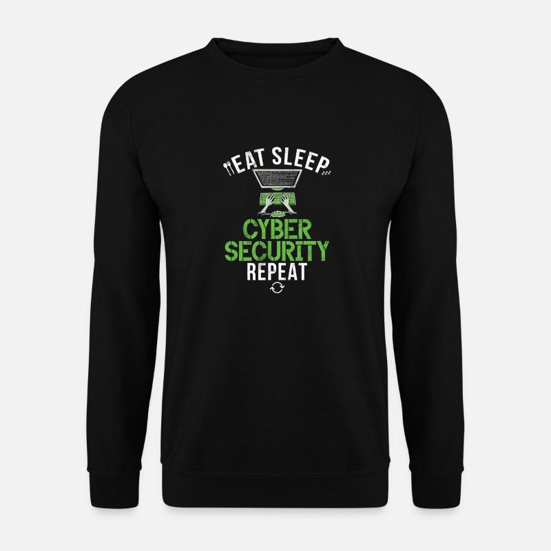 Cyber-sicherheits-hacker-hacking - Unisex Pullover - Schwarz