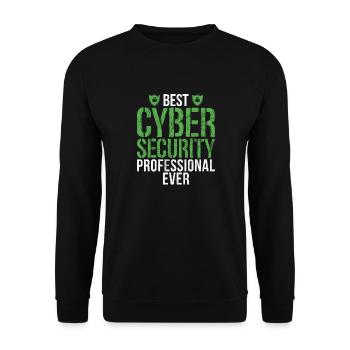 Piratage informatique en cybersécurité - Sweat-shirt Unisexe - noir - Devant - Alina (178cm) & Michal (187cm)