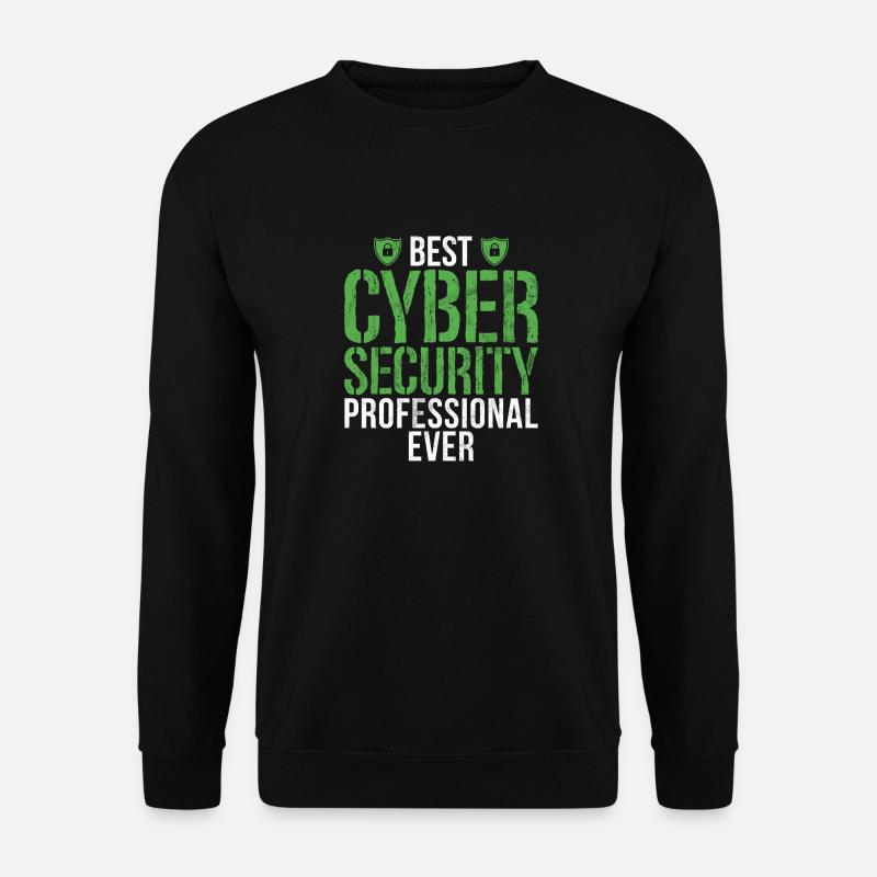 Cyber security hacker hacking - Unisex Sweatshirt - black
