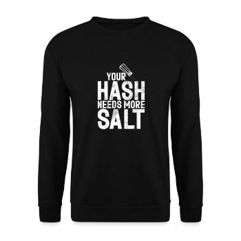 Cyber-sicherheits-hacker-hacking - Unisex Pullover - Schwarz - Vorne - Alina (178cm) & Michal (187cm)