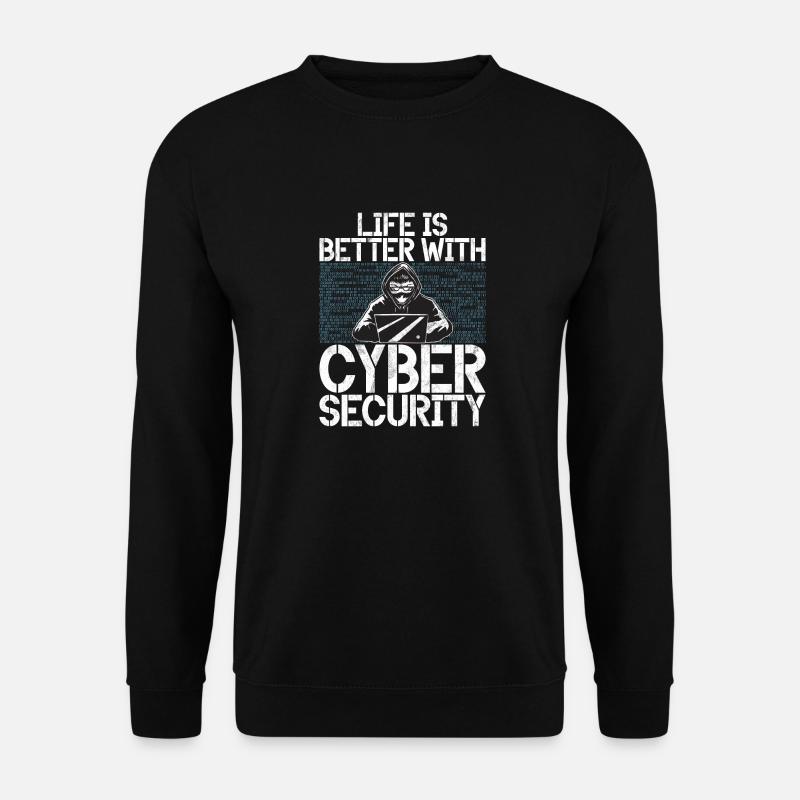 Cyber-sicherheits-hacker-hacking - Unisex Pullover - Schwarz