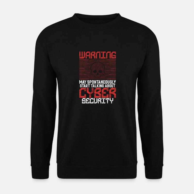 Cyber-sicherheits-hacker-hacking - Unisex Pullover - Schwarz