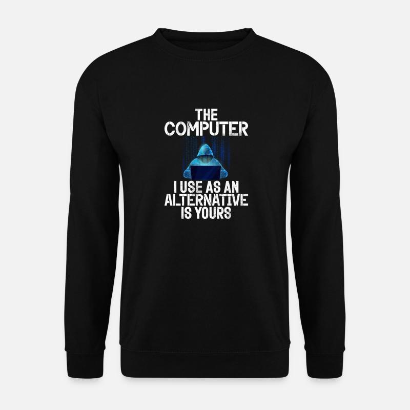 Cyber-sicherheits-hacker-hacking - Unisex Pullover - Schwarz
