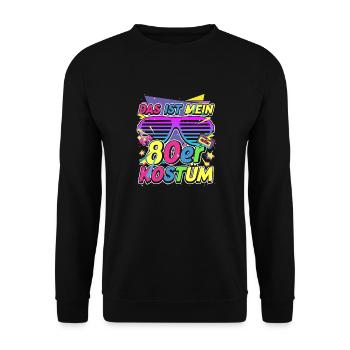 90s The Best Time - 90s Theme Party - Unisex Sweatshirt - black - Front - Alina (178cm) & Michal (187cm)