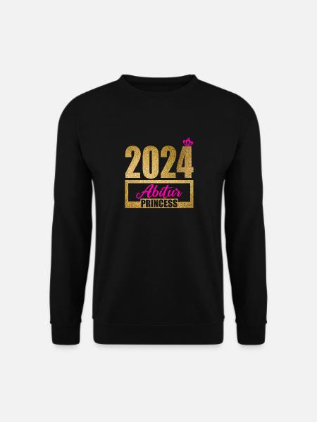 Abitur Junge Mädchen Abi Abitur 2024 - Unisex Pullover - Schwarz