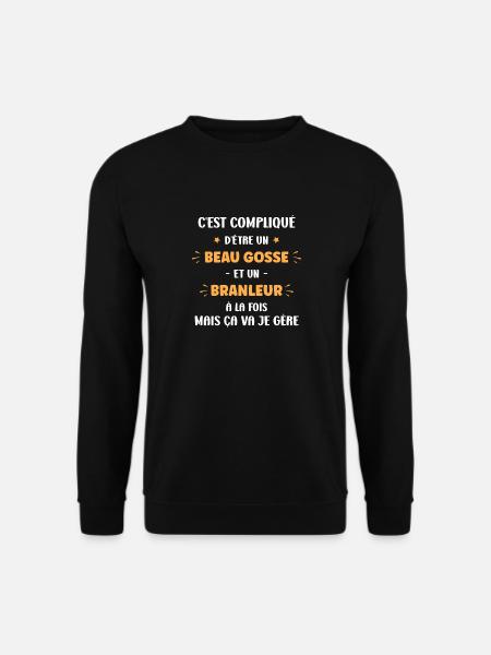 branleur - Sweat-shirt Unisexe - noir