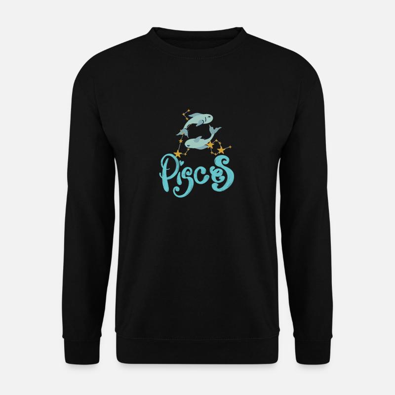 Pisces - Unisex Sweatshirt - black