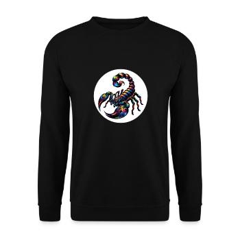 Scorpion - Unisex Sweatshirt - black - Front - Alina (178cm) & Michal (187cm)