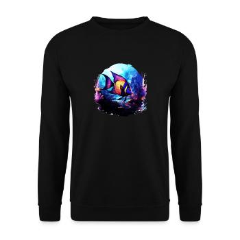 Skalar - Unisex Pullover - Schwarz - Vorne - Alina (178cm) & Michal (187cm)