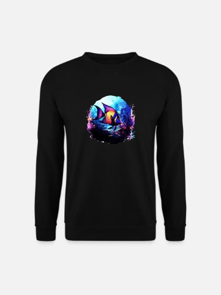 Angelfish - Unisex Sweatshirt - black