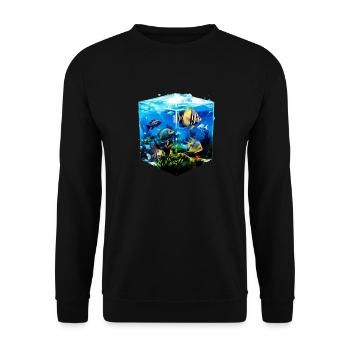 Skalar - Unisex Pullover - Schwarz - Vorne - Alina (178cm) & Michal (187cm)