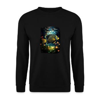 Skalar - Unisex Pullover - Schwarz - Vorne - Alina (178cm) & Michal (187cm)