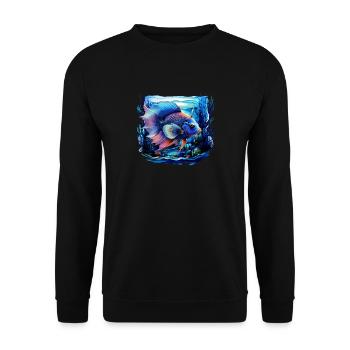 Skalar - Unisex Pullover - Schwarz - Vorne - Alina (178cm) & Michal (187cm)