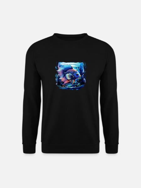 Angelfish - Unisex Sweatshirt - black