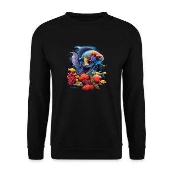 Skalar - Unisex Pullover - Schwarz - Vorne - Alina (178cm) & Michal (187cm)