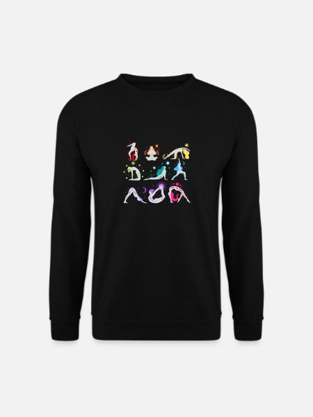 Rainbow Yoga Women - Unisex Sweatshirt - black