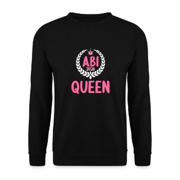 Abitur Jeunes Filles Abi Abitur 2024 - Sweat-shirt Unisexe - noir - Devant - Alina (178cm) & Michal (187cm)