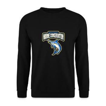 Marine Conservation - Unisex Sweatshirt - black - Front - Alina (178cm) & Michal (187cm)
