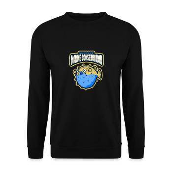 Marine Conservation - Unisex Sweatshirt - black - Front - Alina (178cm) & Michal (187cm)