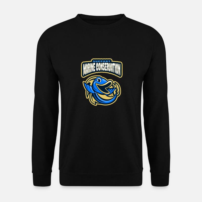 Meeresschutz - Unisex Pullover - Schwarz