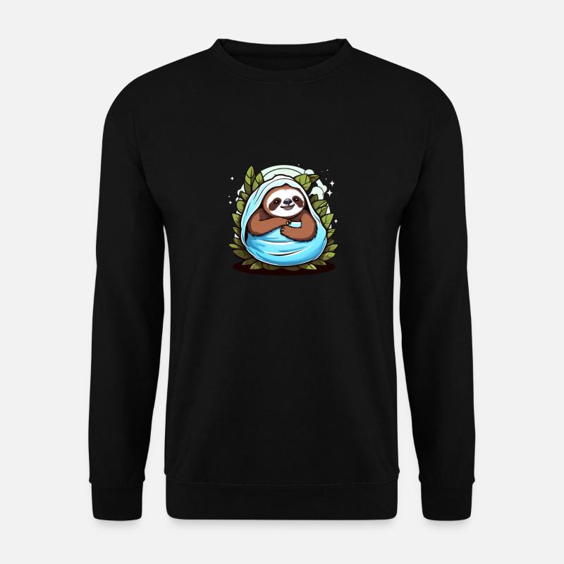 Sloth - Unisex Sweatshirt - black