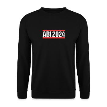 Abitur Junge Mädchen Abi Abitur 2024 - Unisex Pullover - Schwarz - Vorne - Alina (178cm) & Michal (187cm)