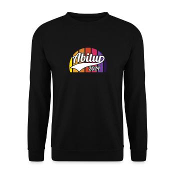 Abitur Young Girls Abitur Abitur 2024 - Unisex Sweatshirt - black - Front - Alina (178cm) & Michal (187cm)