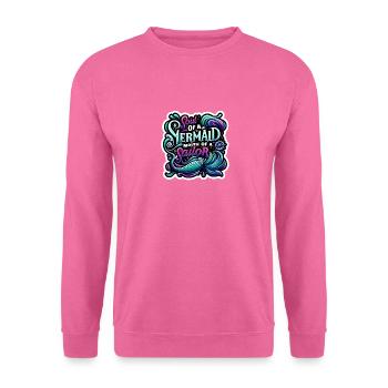 Seele einer Meerjungfrau, Mund eines Seemanns - Unisex Pullover - Pink - Vorne