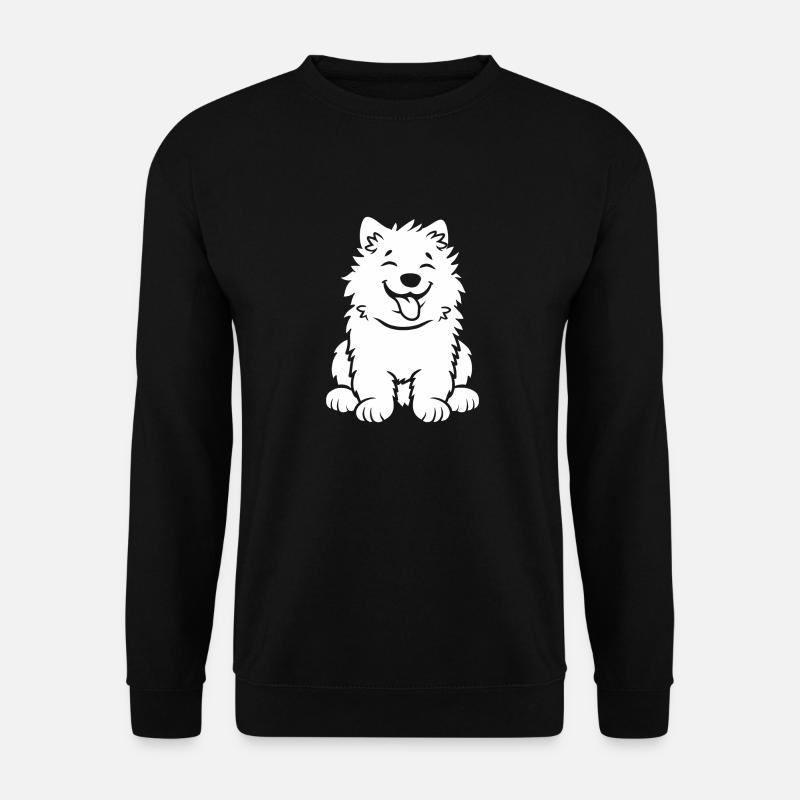 Samoyed Dog - Unisex Sweatshirt - black