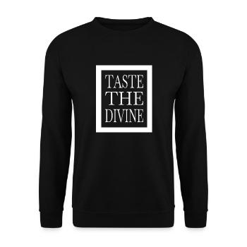 flavor blissful cooking culinary pleasure - Unisex Pullover - Schwarz - Vorne - Alina (178cm) & Michal (187cm)