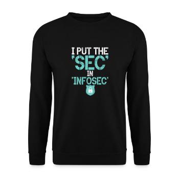 Cyber-sicherheits-hacker-hacking - Unisex Pullover - Schwarz - Vorne - Alina (178cm) & Michal (187cm)