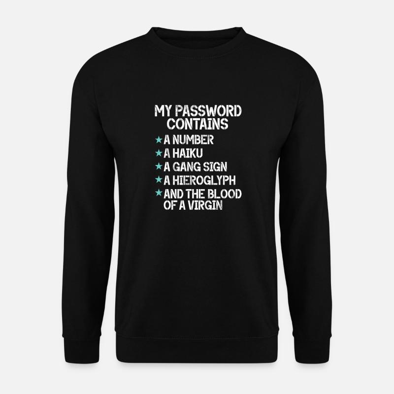 Cyber-sicherheits-hacker-hacking - Unisex Pullover - Schwarz