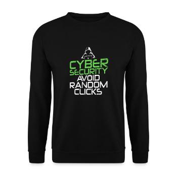 Cyber-sicherheits-hacker-hacking - Unisex Pullover - Schwarz - Vorne - Alina (178cm) & Michal (187cm)