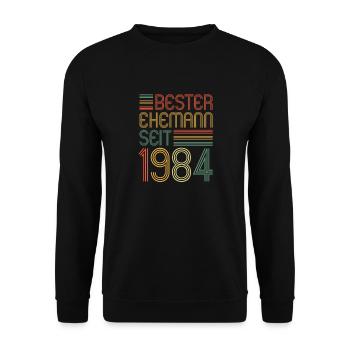 Meilleur mari depuis 1984 40e anniversaire de mariage - Sweat-shirt Unisexe - noir - Devant - Alina (178cm) & Michal (187cm)