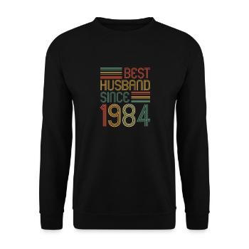 Meilleur mari depuis 1984 40e anniversaire de mariage - Sweat-shirt Unisexe - noir - Devant - Alina (178cm) & Michal (187cm)