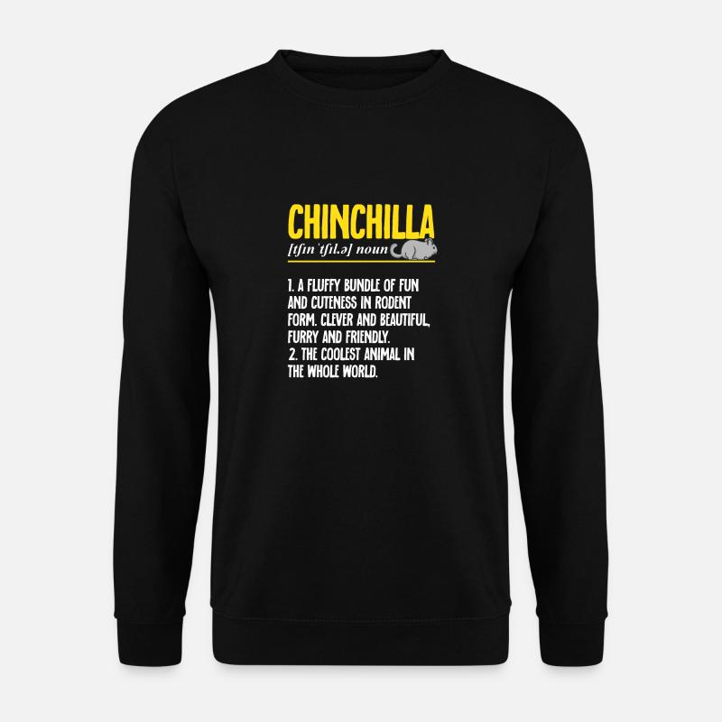 Chinchilla - Unisex Sweatshirt - black