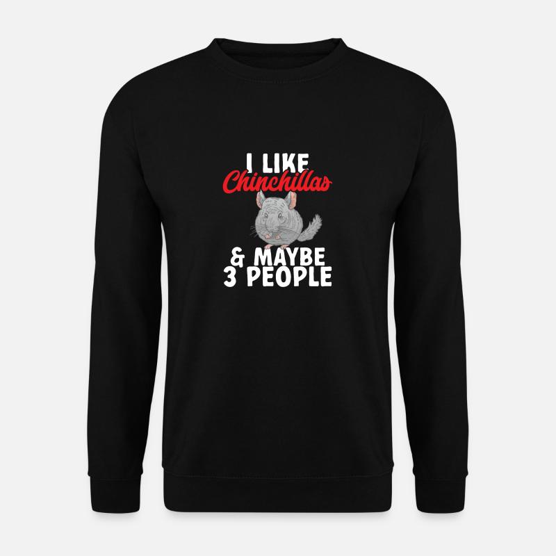 Chinchilla - Unisex Sweatshirt - black