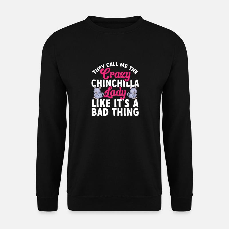 Chinchilla - Unisex Pullover - Schwarz