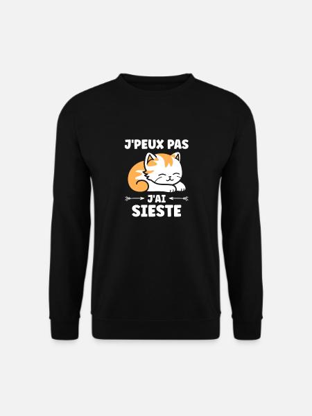 J'ai sieste - Sweat-shirt Unisexe - noir