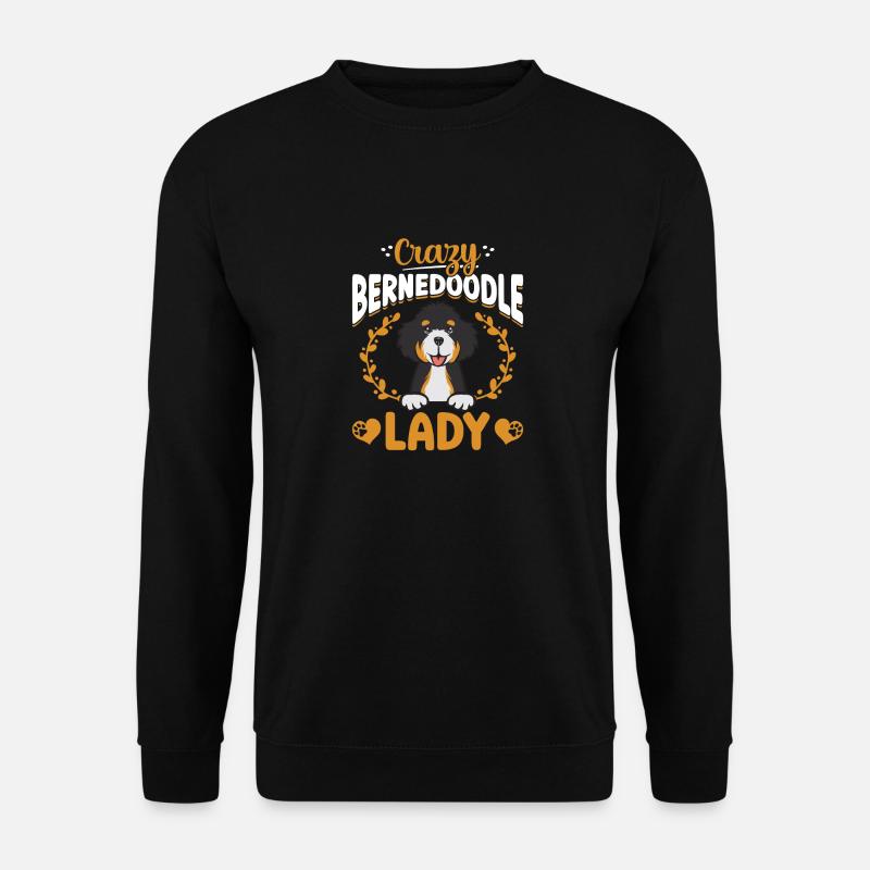 Bernedoodle Dog - Unisex Sweatshirt - black
