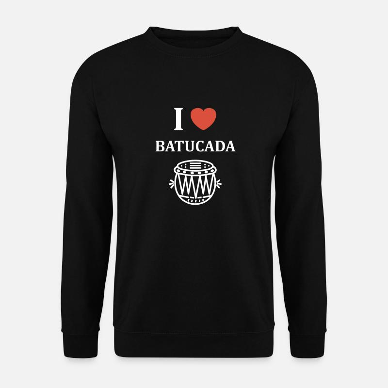 Batucada Drum Humor - Unisex Pullover - Schwarz