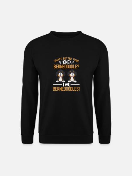 Bernedoodle Dog - Unisex Sweatshirt - black