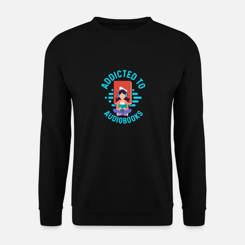 Audiobook Junkie: Lost in Narration - Unisex Sweatshirt - black