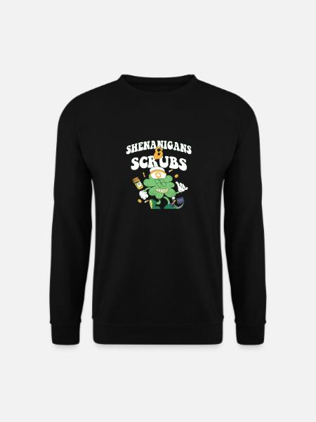 Shenanigans & Scrubs ER Infermiera Medico St. - Felpa unisex - nero
