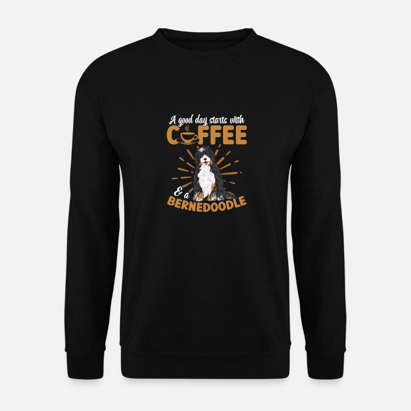 Bernedoodle Hund - Unisex Pullover - Schwarz
