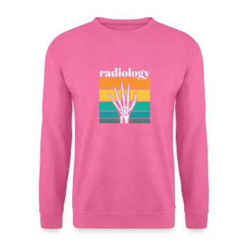 Radiology Squad Rad Tech Radiographer Technician - Unisex Sweatshirt - pink - Front