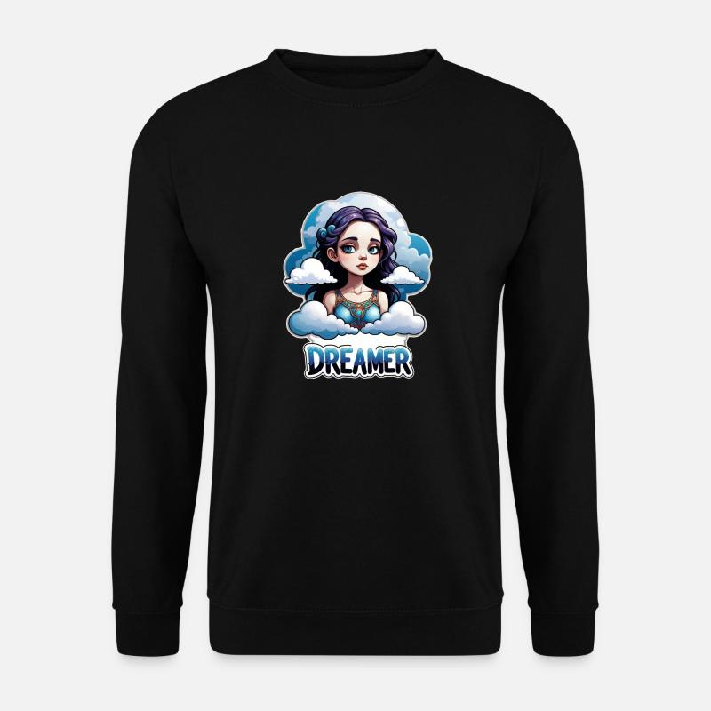 Träumer - Träumer - Träumer - Traum - Träumerei - Unisex Pullover - Schwarz